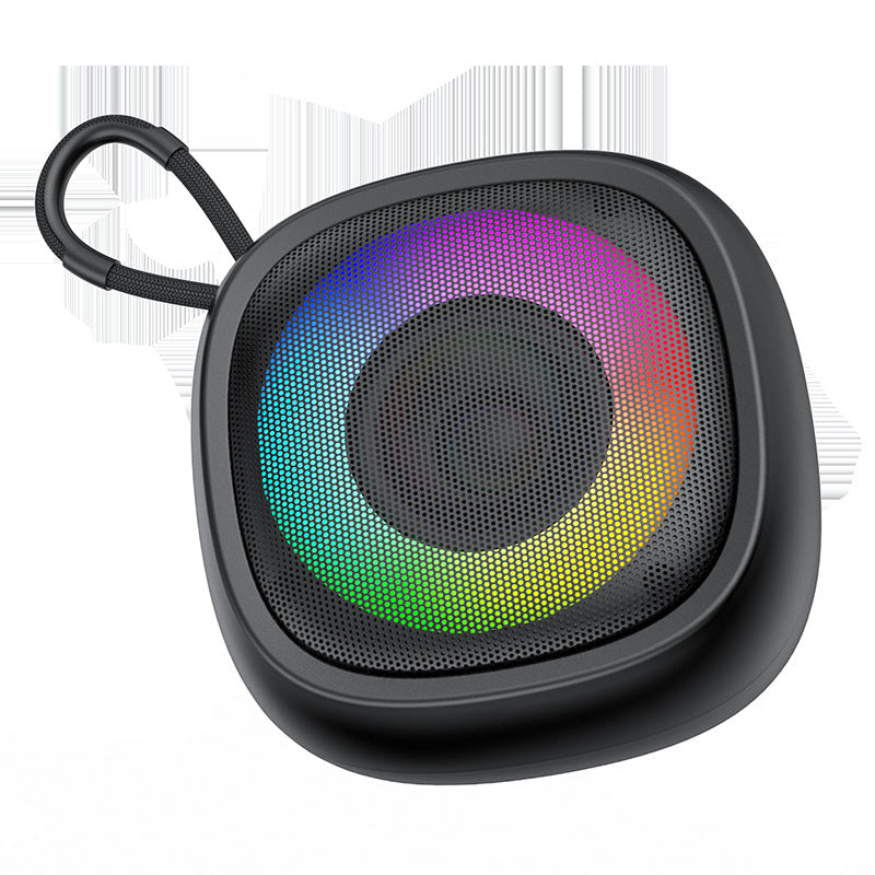Portable Bluetooth Speaker with RGB Lights for Indoor