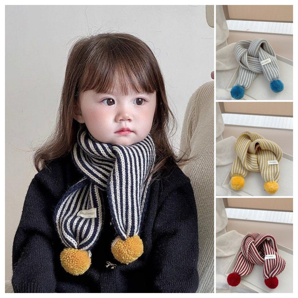Cute Korean Style Winter Scarf for Boys & Girls