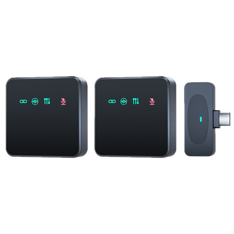 Wireless Mini Lavalier Microphone for Mobile Live Broadcasting