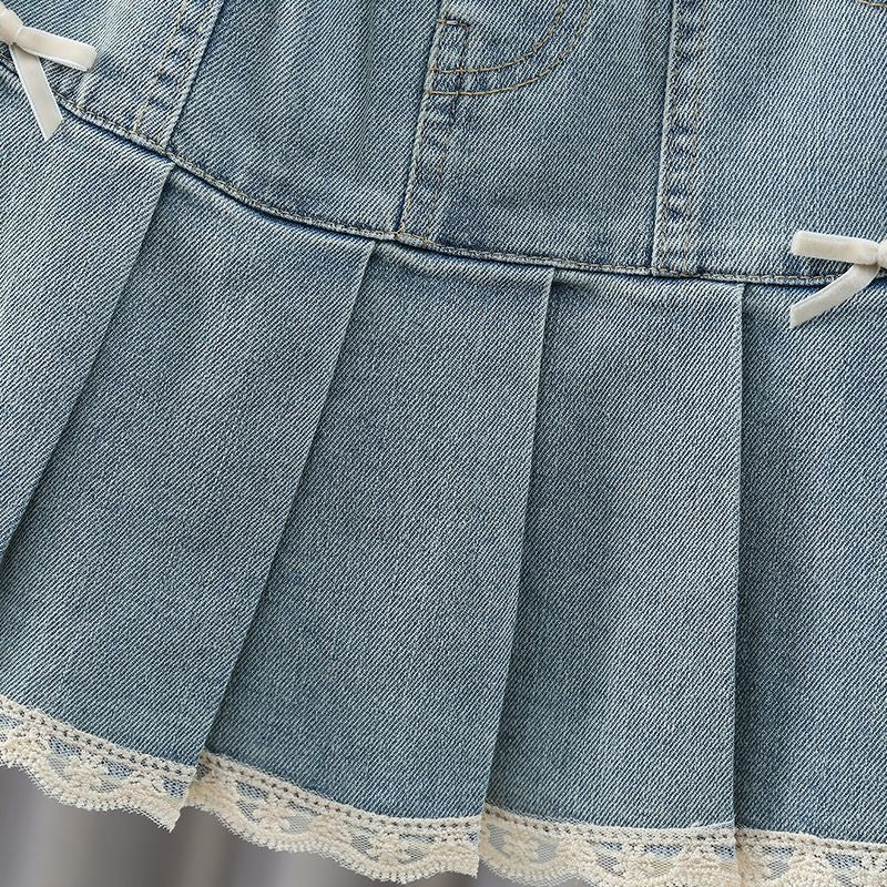 Lightweight Summer A-Line Short Skirt for Toddlers & Big Kids