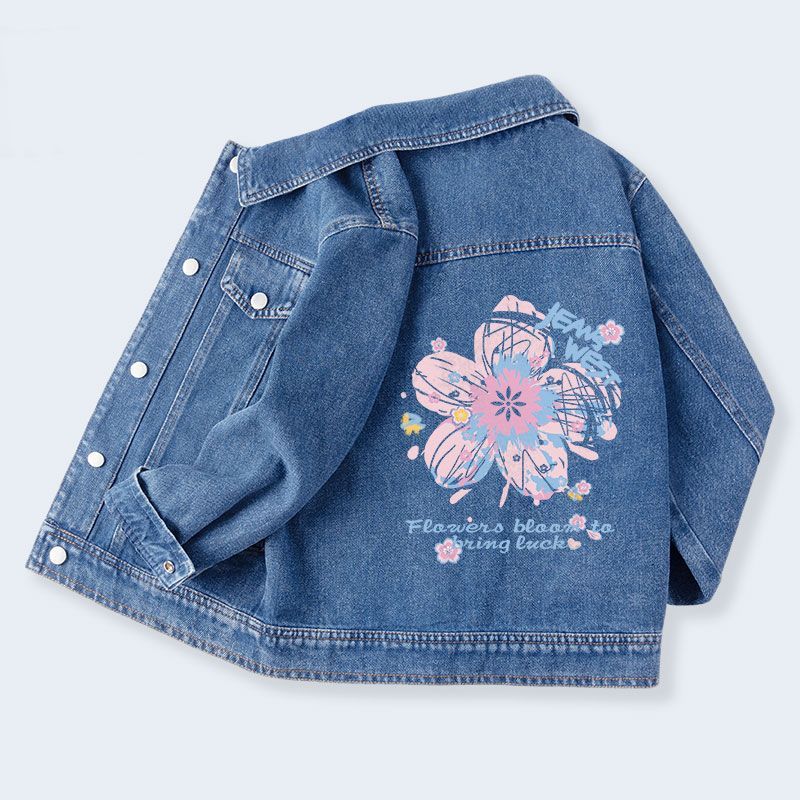 Clothing Line Cute Star Unisex Denim Jacket