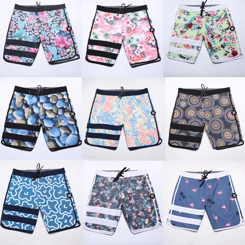 Hurley Men's Floral Beach Swim Trunks, Plus Size Loose Fit