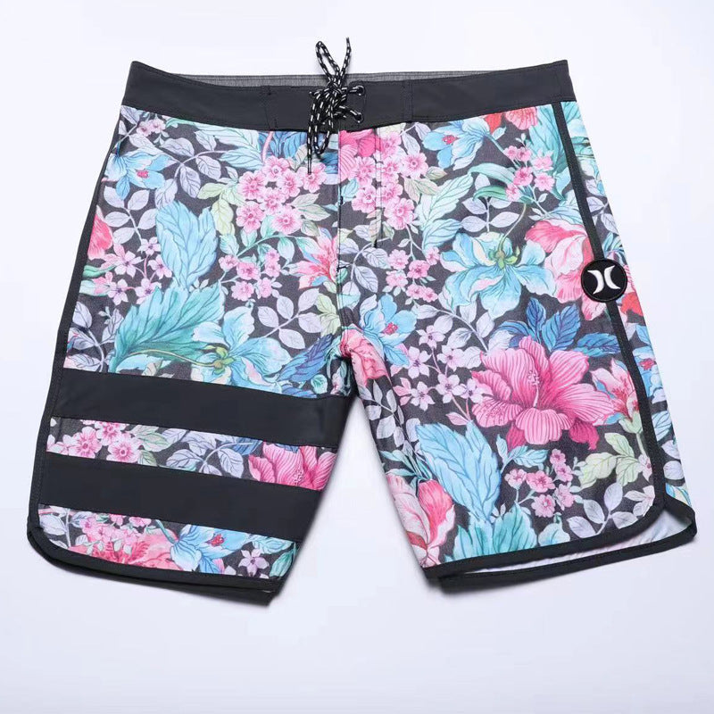 Hurley Men's Floral Beach Swim Trunks, Plus Size Loose Fit