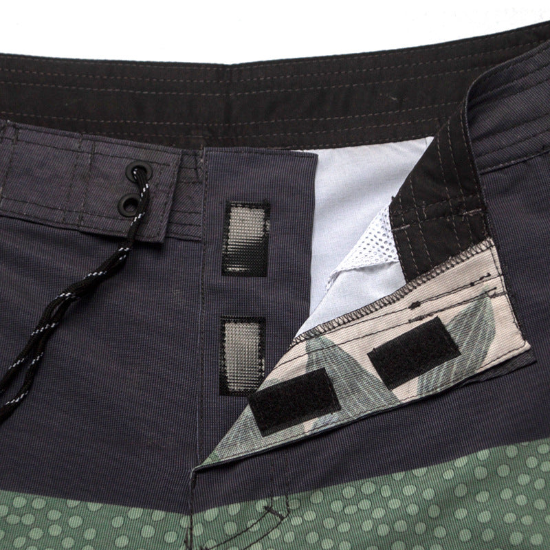 Quiksilver Men's Floral Beach Swim Trunks, Quick-Dry Stretch