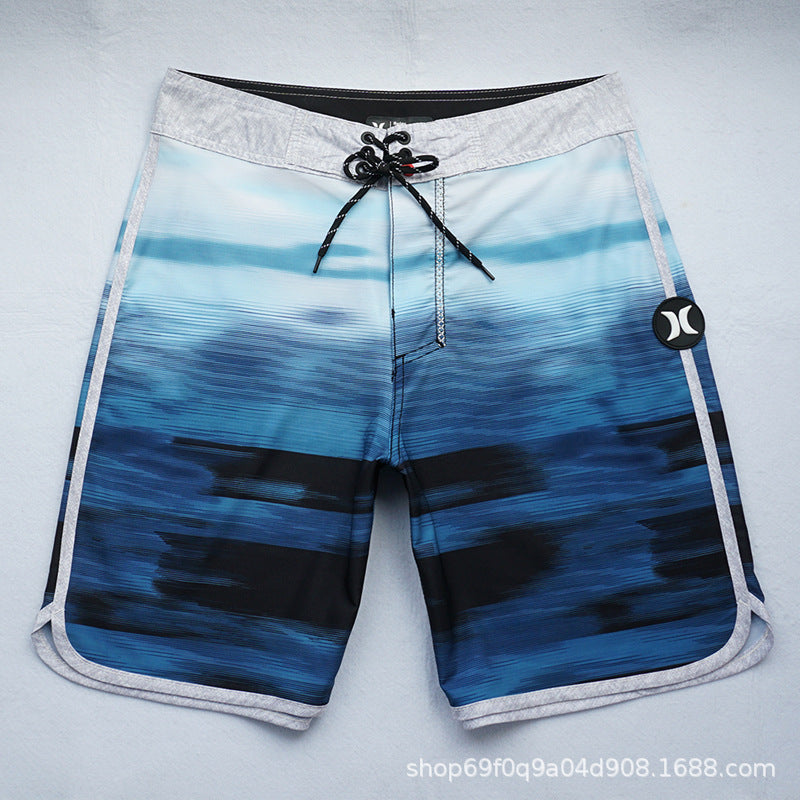 Hurley Men's Four-Way Stretch Beach Swim Trunks, Quick-Dry