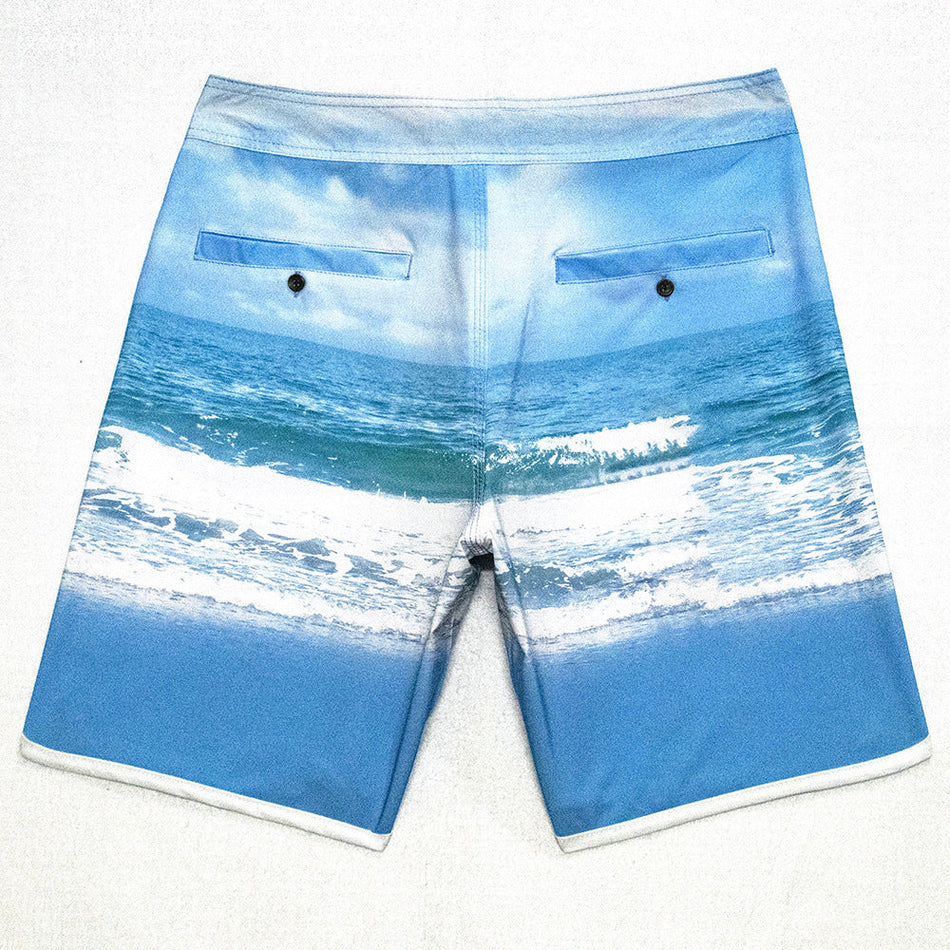 Men's Quick-Dry Beach Shorts, Fitness Competition Pants