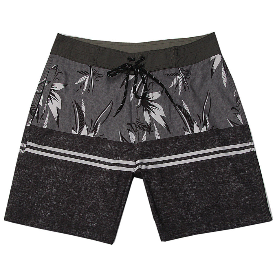 Men's Ice Silk Stretch Beach Pants, Quick-Dry Surf Trunks