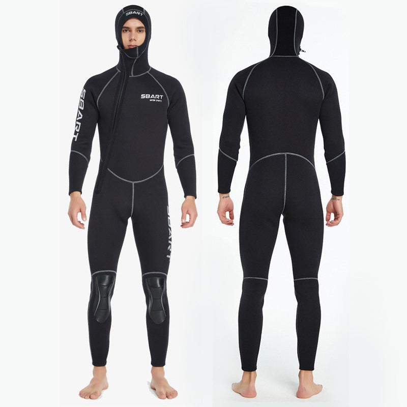 Men's 1.5mm One-Piece Wetsuit Swimming Snorkeling Surfing Suit