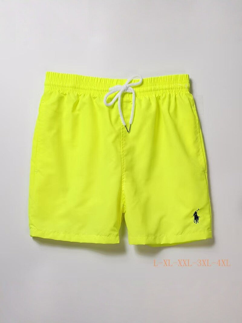 Men's Four-Sided Stretch Beach Shorts, Loose Casual Fitness
