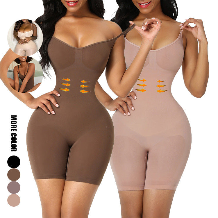 Women’s Seamless Full-Body Shaping Bodysuit with Tummy Control