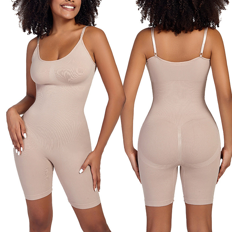 Seamless Waist-Slimming Hip-Lifting Shapewear Bodysuit