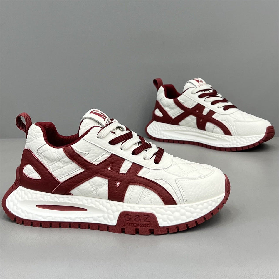 Men's Thick Sole Dad Sneakers Height-Increasing Casual Sports