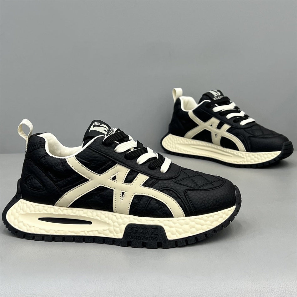 Men's Thick Sole Dad Sneakers Height-Increasing Casual Sports