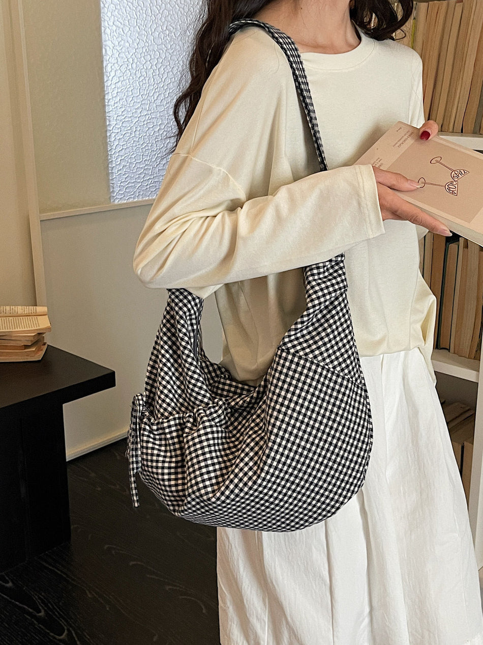 Pleated Dumpling Underarm Shoulder Bag for Women