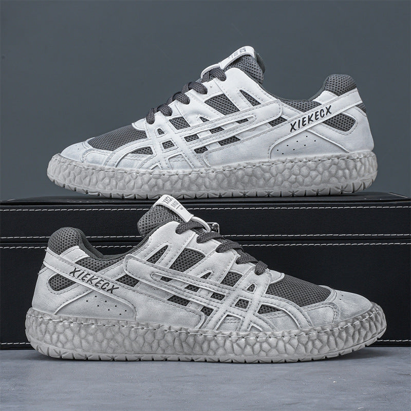 Men's Retro Casual Sneakers Light Luxury Versatile Fashion Shoes