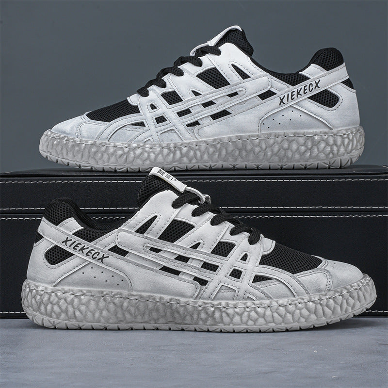 Men's Retro Casual Sneakers Light Luxury Versatile Fashion Shoes