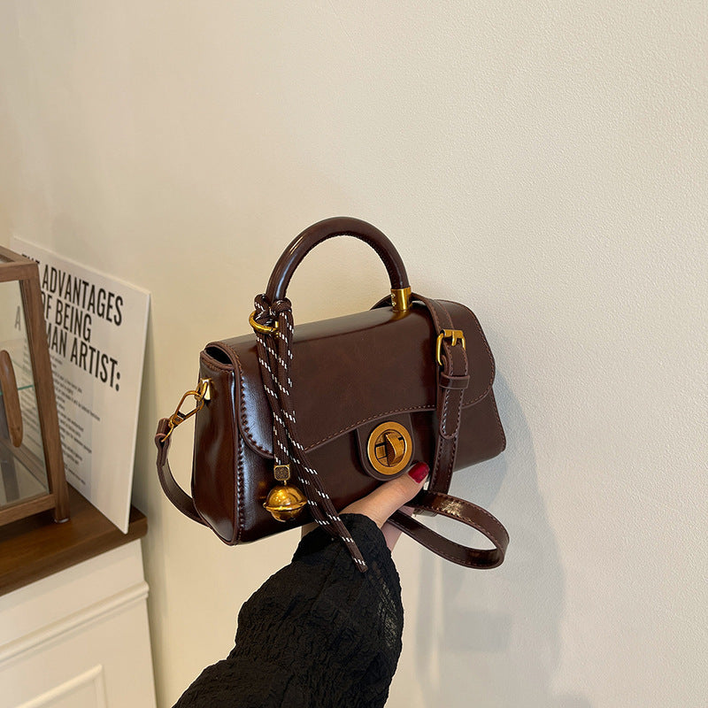 Women's Vintage PU Small Square Shoulder Crossbody Bag