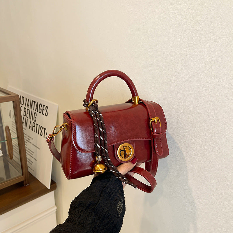 Women's Vintage PU Small Square Shoulder Crossbody Bag