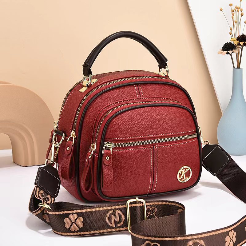 Women's Large PU Textured Shoulder Crossbody Bag