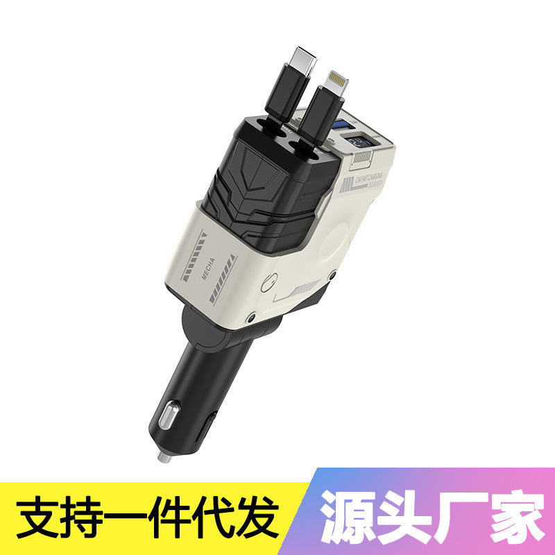 4-in-1 Fast Charging Cigarette Lighter Adapter