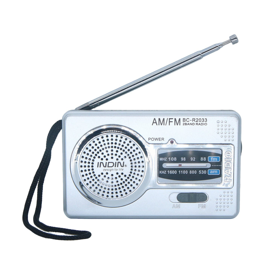Customized Two-Band FM AM Retro Radio Portable Manual Search