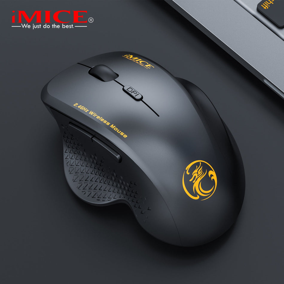 Imice 2.4G Wireless 6-Key Mouse Low Power Office Gaming