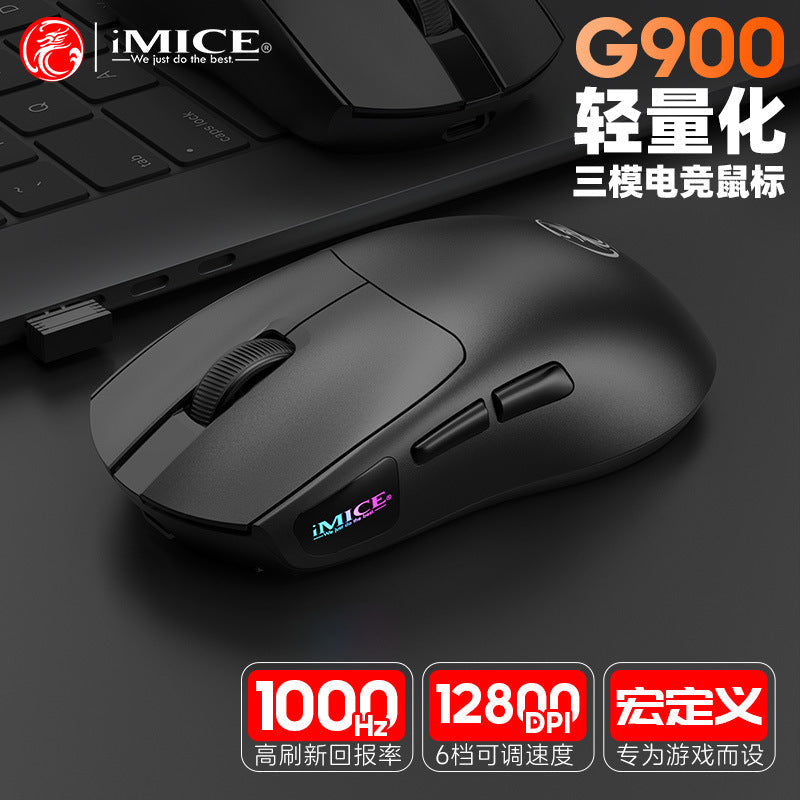 Imice 6-Button Bluetooth 3-Mode Gaming Mouse 12800DPI Type-C