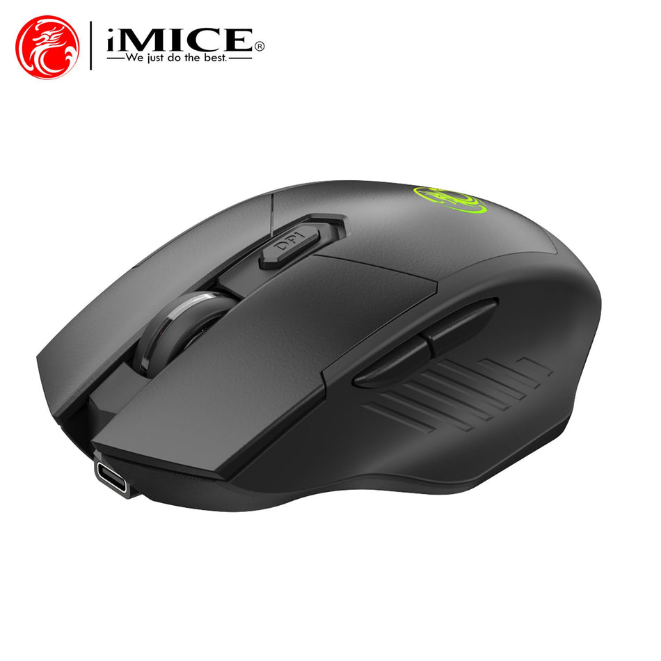 Imice 6-Button 2.4G Bluetooth Wireless Gaming Mouse Rechargeable