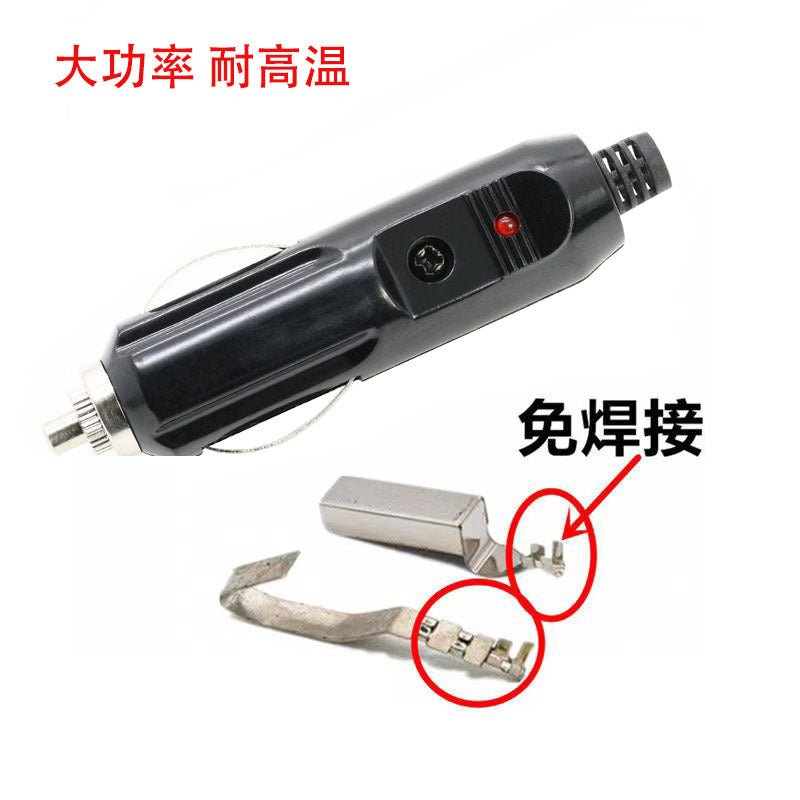 12V/24V Car Cigarette Lighter Male Plug Adapter