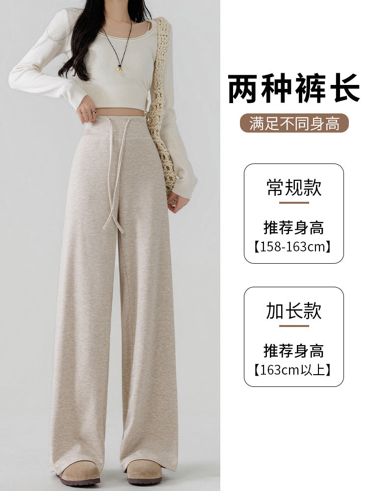 Women’s High-Waisted Relaxed Wide-Leg Casual Pants