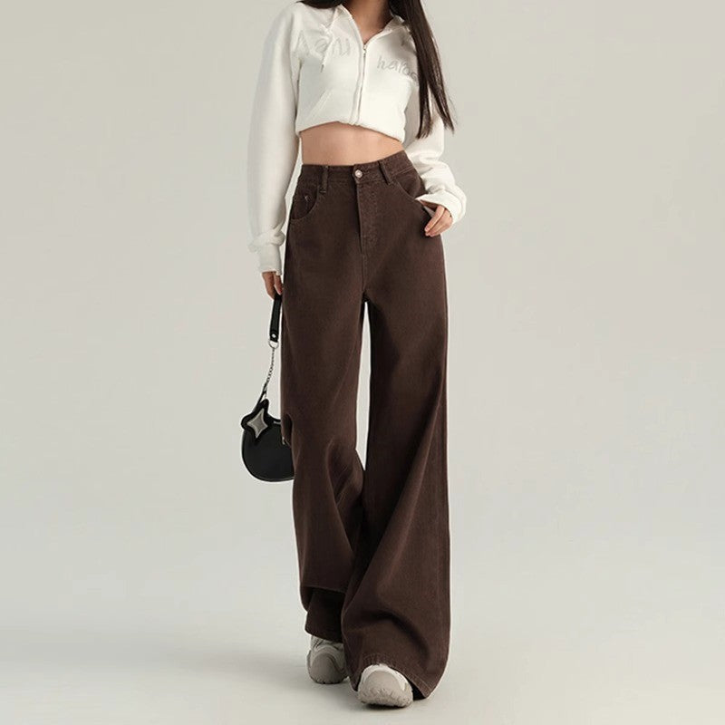 Women’s High-Waisted Straight-Leg Denim Jeans