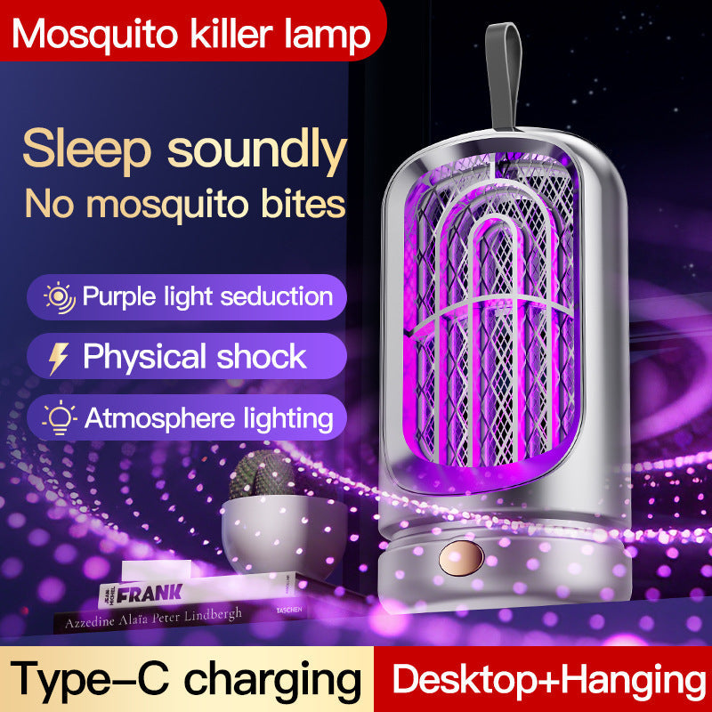 2-in-1 Rechargeable Mosquito Killer Lamp Light
