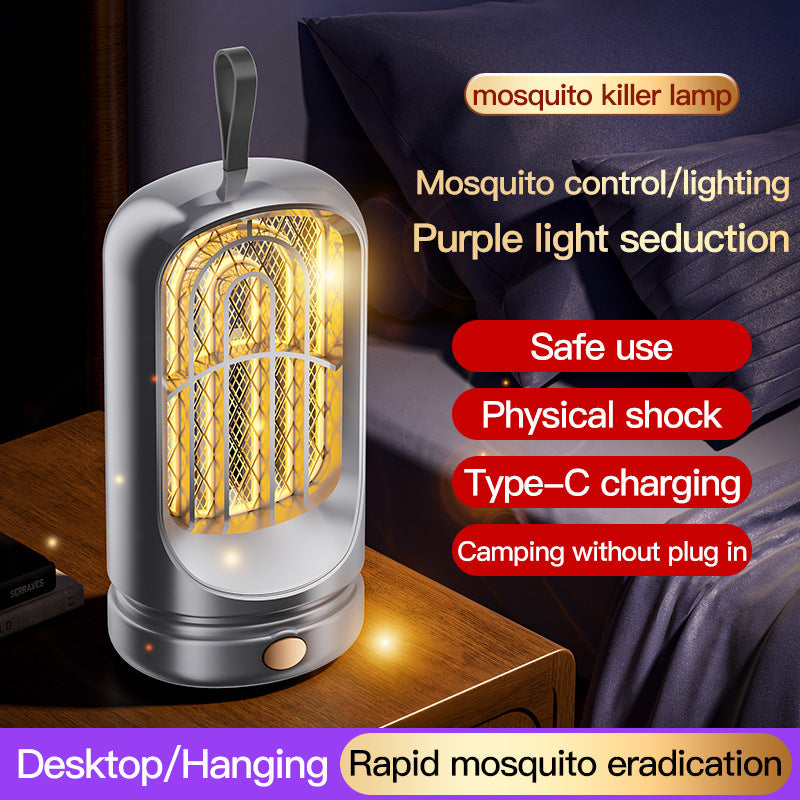 2-in-1 Rechargeable Mosquito Killer Lamp Light
