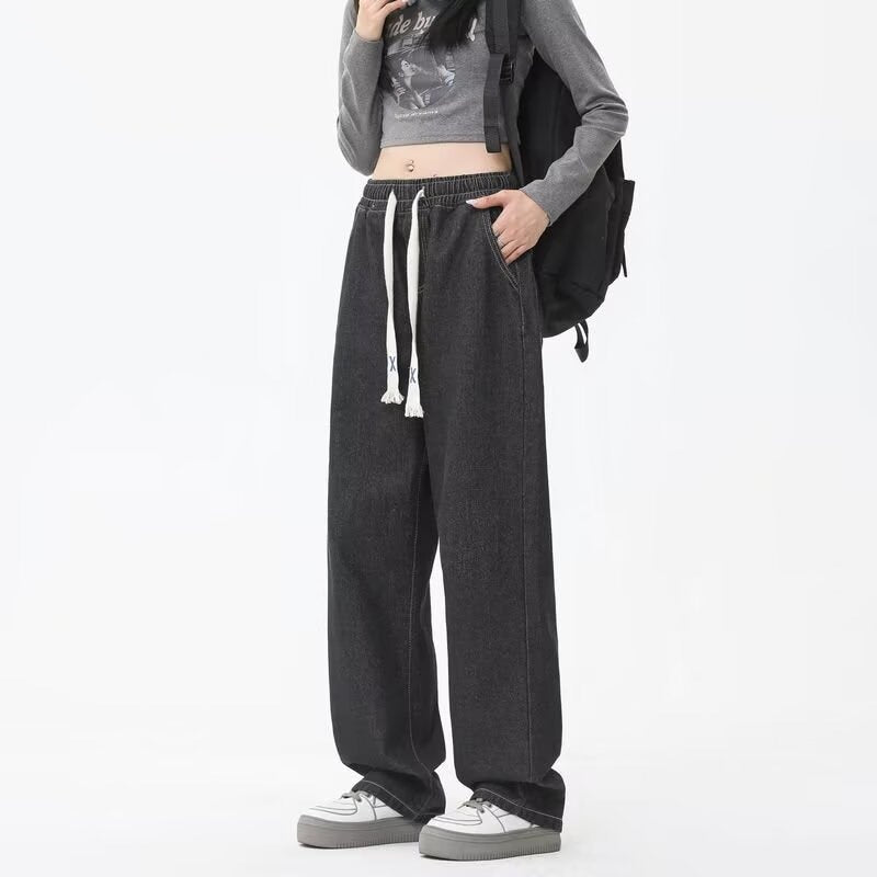 Women’s Loose-Fit Straight-Leg Cotton Jeans