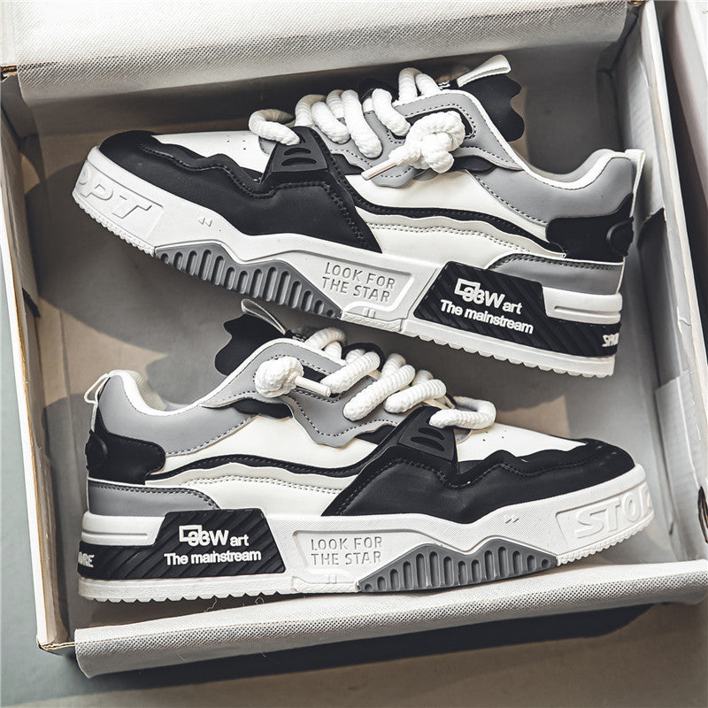 Men's Thick-Soled Casual Sneakers Versatile Youth Sports Shoes