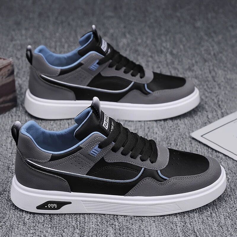 Men's White Canvas Sneakers Breathable Casual Sports Shoes
