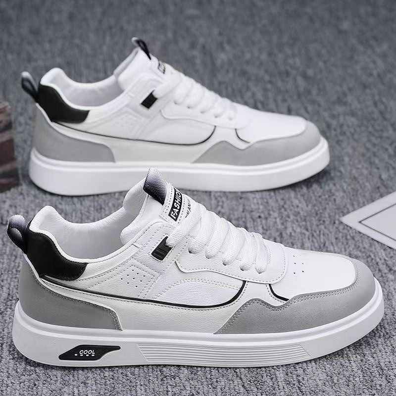 Men's White Canvas Sneakers Breathable Casual Sports Shoes