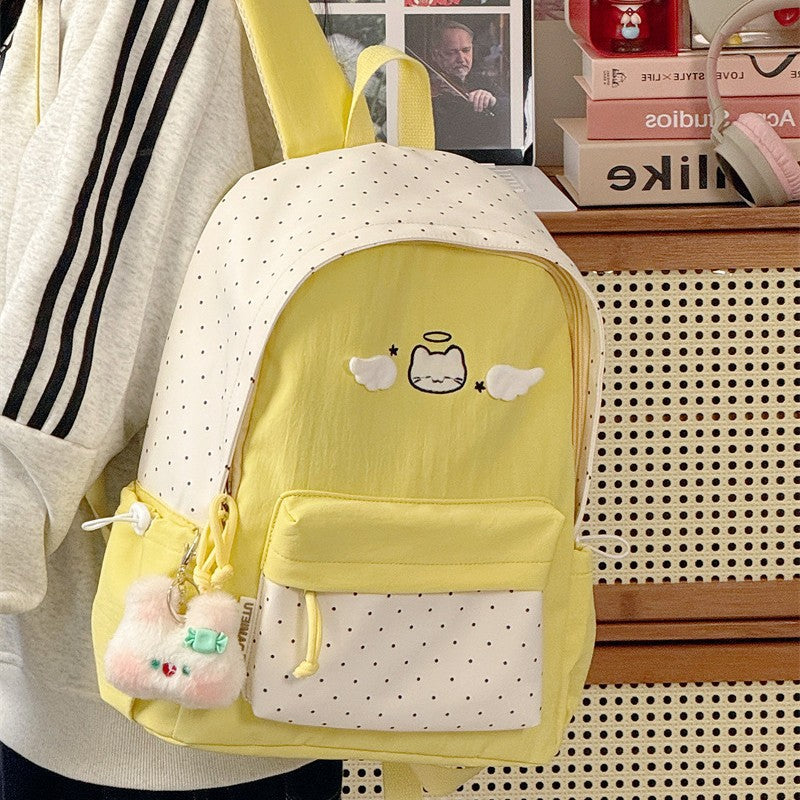 Women's Color-Block College Style Backpack