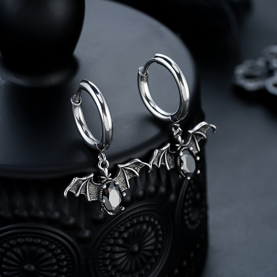Batman Earrings Unisex Ear Cuffs Light Luxury Fashion Jewelry