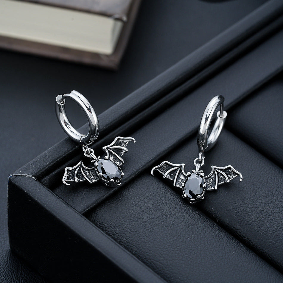 Batman Earrings Unisex Ear Cuffs Light Luxury Fashion Jewelry