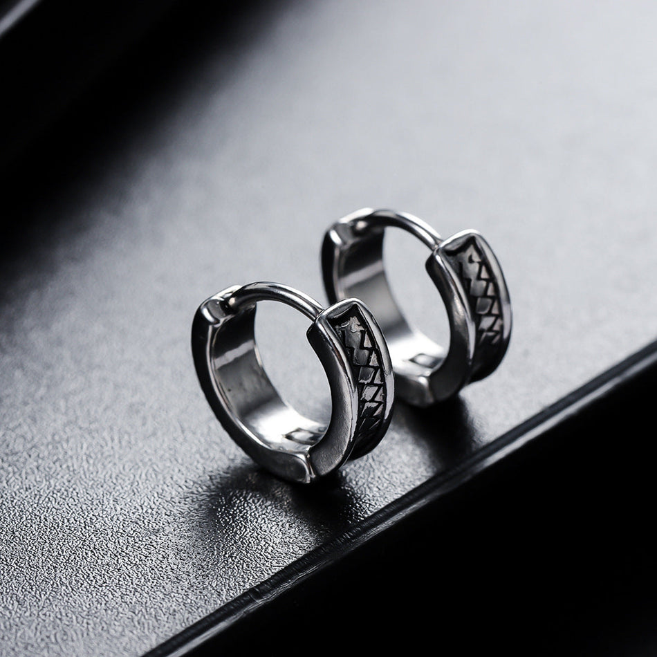 Vintage Retro Earrings Unisex High-End Unique Fashion Jewelry