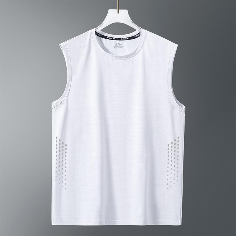 Men's Ice Silk Mesh Vest, Quick-Dry Sport Training Tank