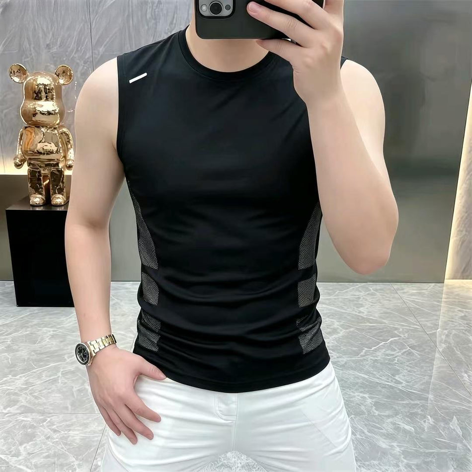 Men's Two-Piece Sport Vest and Shorts Set, Quick-Dry