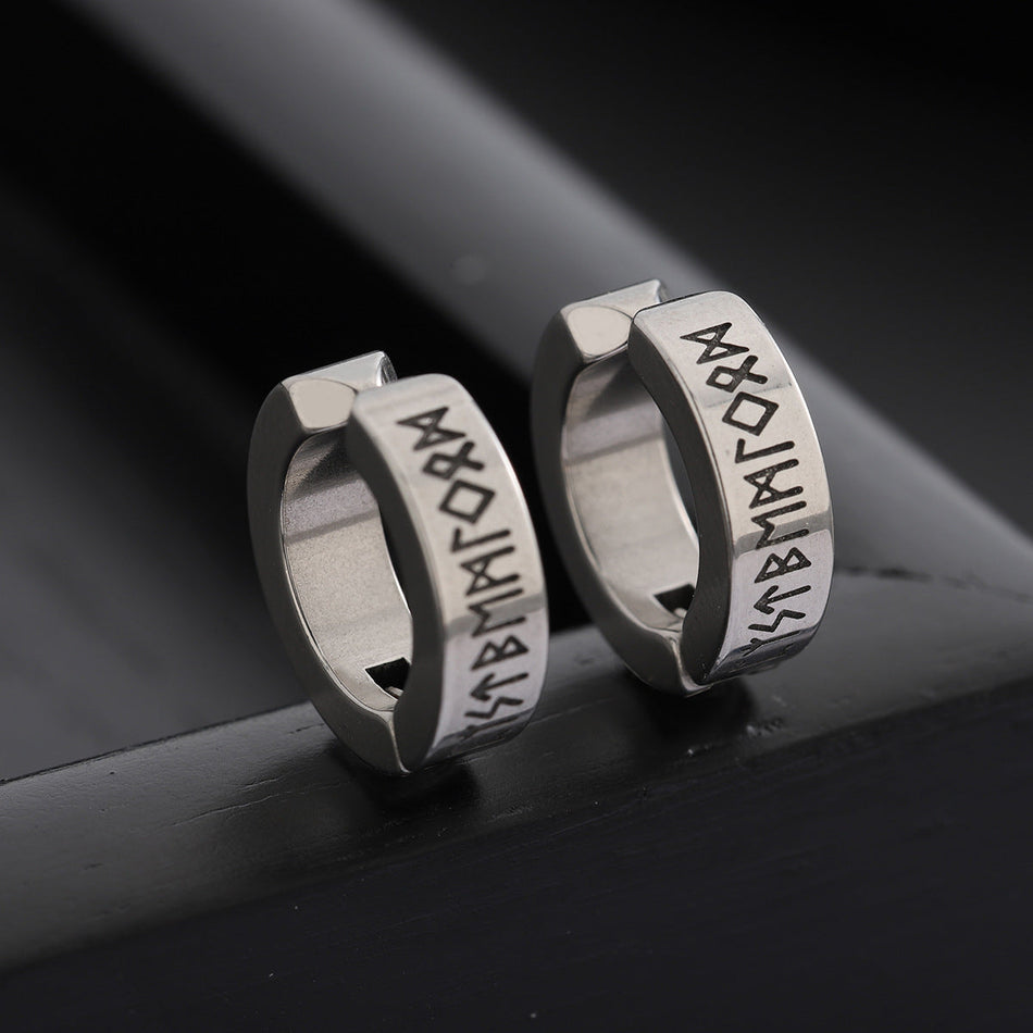 Rune Ear Cuff American Punk Style No-Piercing Fashion Jewelry