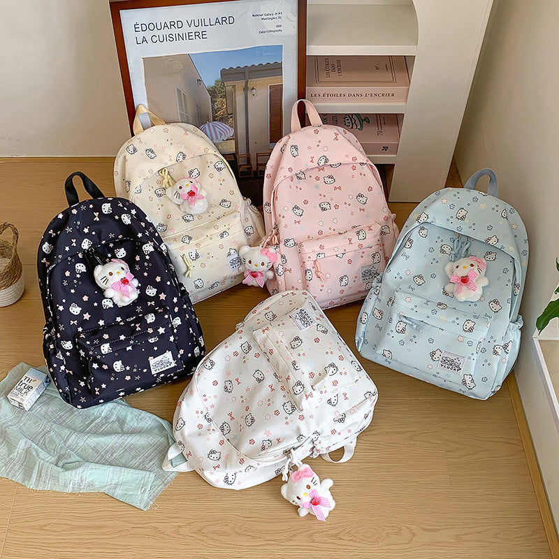 Lightweight Waterproof Nylon Backpack for Girls