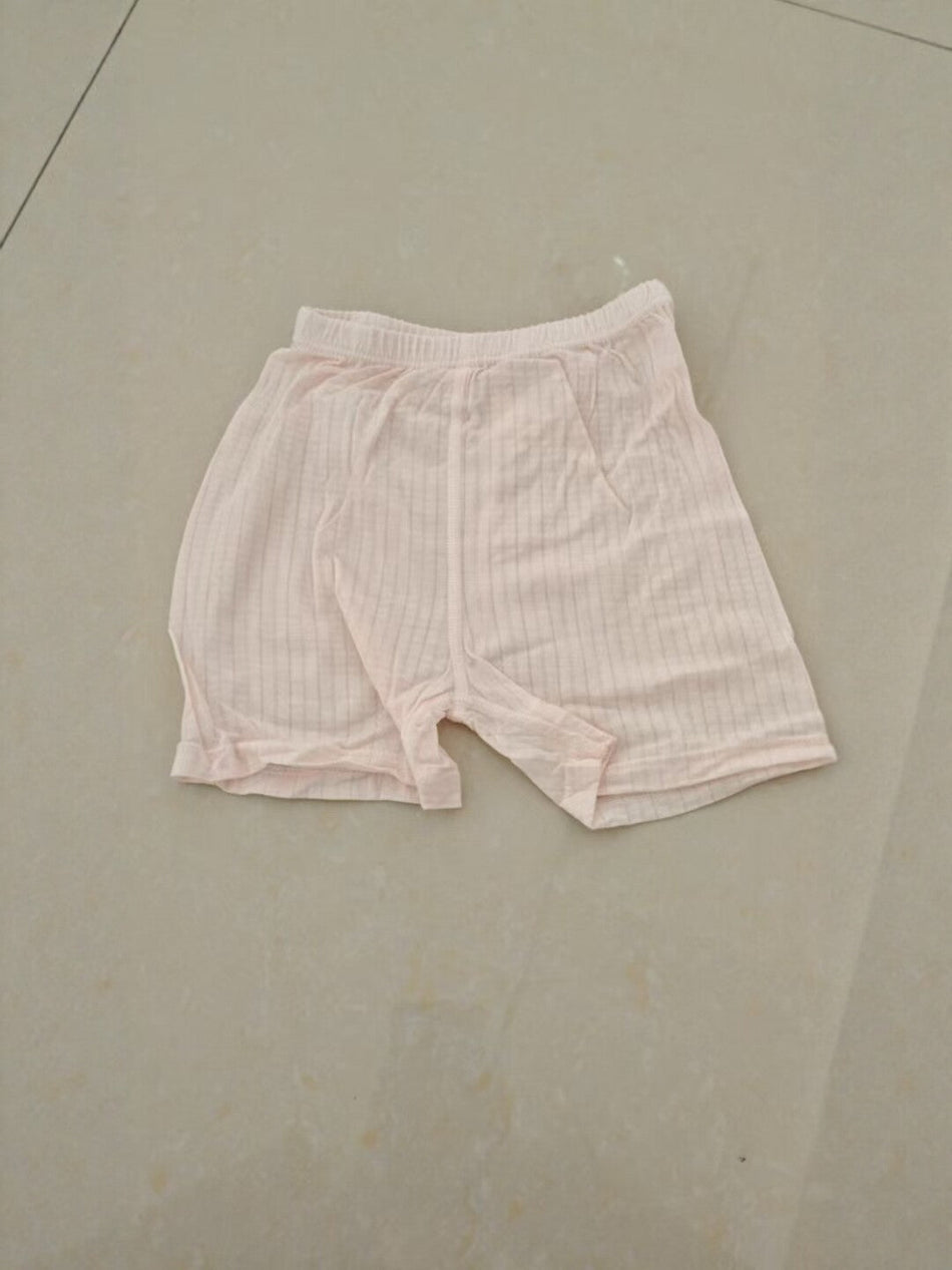 Children's Cotton Short-Sleeve Lounge Shorts Set