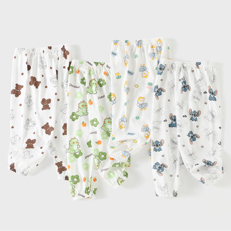 Baby's Pure Cotton Breathable Anti-Mosquito Bloomers