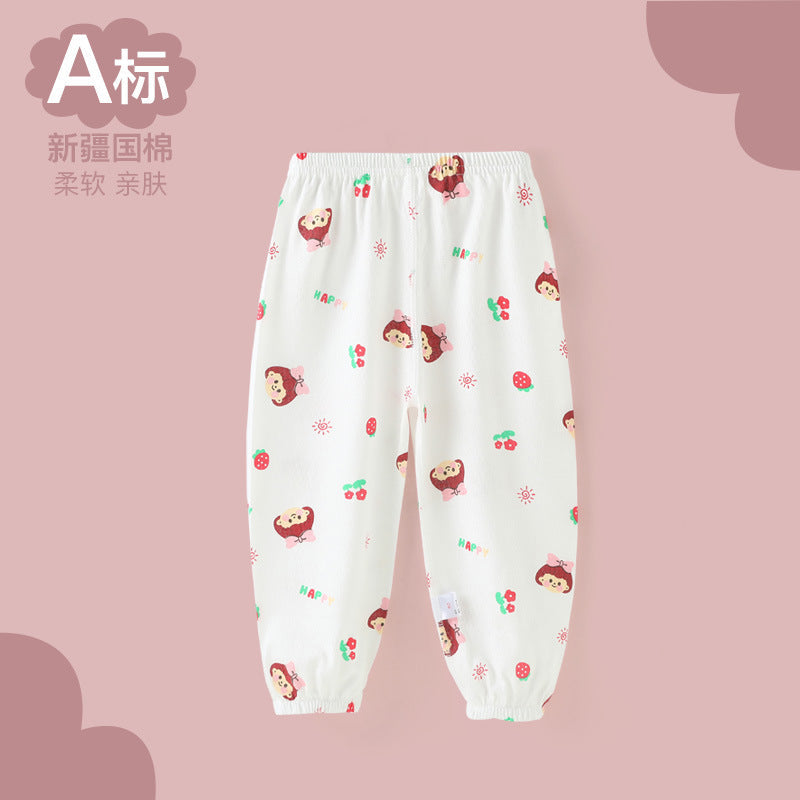 Baby's Pure Cotton Breathable Anti-Mosquito Bloomers