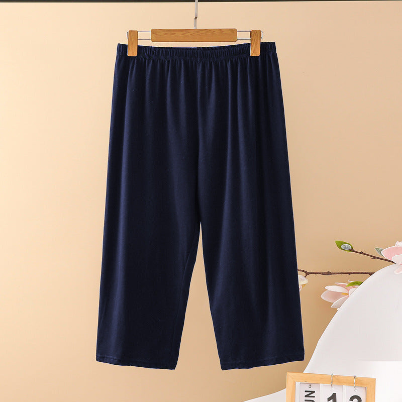 Men's Cotton Loose Summer Lounge Shorts