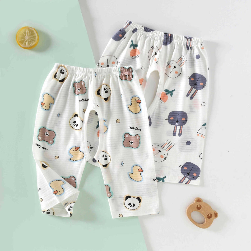 Children's Pure Cotton Breathable Capri Anti-Mosquito Pants